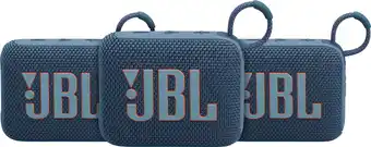 Coolblue JBL Go 4 Blauw 3-pack aanbieding