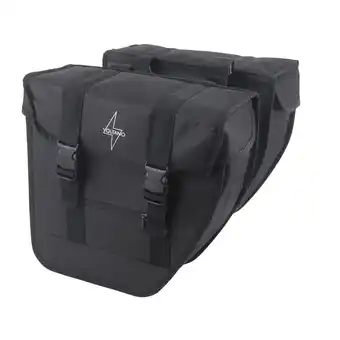ANWB Voltano Dubbele Fietstas 24 L Urban Flow XL Zwart aanbieding