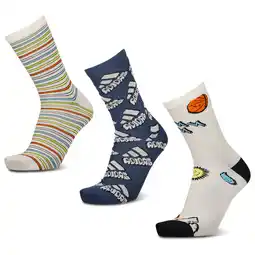 Foot Locker Adidas Kids Crew 3 Pack Sokken Unisex - Wit - Maat 27-30 aanbieding