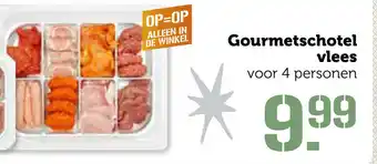 Coop Gourmetschotel vlees aanbieding