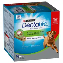 Zooplus 30% korting! Purina Dentalife DuraPlus hondensnacks - Large (36 sticks) (12 x 106 g) aanbieding