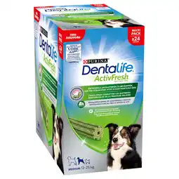 Zooplus 30% korting! Purina Dentalife DuraPlus hondensnacks - Active Fresh - Medium - 24 sticks aanbieding