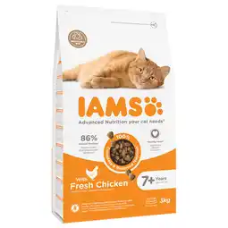 Zooplus 2x3kg Senior & Mature IAMS Kattenvoer aanbieding