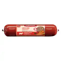 Zooplus Fleischeslust natvoer voor honden – 8 x 400 g - Malse rund met wortel, rozenbottel & pompoenpitten aanbieding