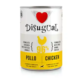 Zooplus 6x400g Disugual Adult Kip natvoer voor honden aanbieding