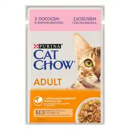 Zooplus 2 x 26x85 g+ 1 x 26x85g Gratis! Cat Chow natvoer voor katten - Zalm 3 x (26 x 85 g) aanbieding