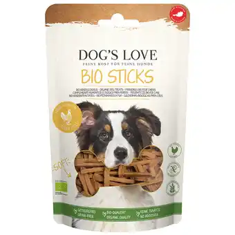 Zooplus 150g Dog's Love biologische sticks met biologische kip hondensnacks aanbieding