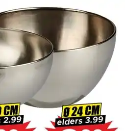 Dirk RVS schaal aanbieding