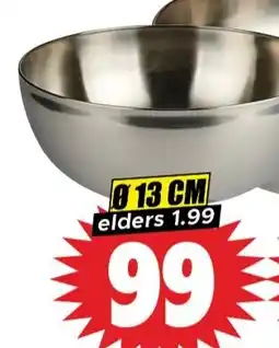Dirk RVS schaal aanbieding