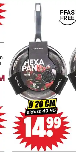 Dirk Hexa koekenpan of wok aanbieding