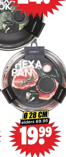 Dirk Hexa koekenpan of wok aanbieding