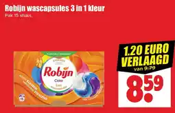 Dirk Robijn wascapsules 3 in 1 kleur aanbieding