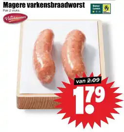 Dirk Magere varkensbraadworst aanbieding