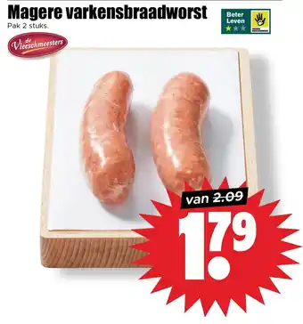 Dirk Magere varkensbraadworst aanbieding