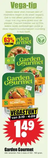 Dirk Garden Gourmet aanbieding