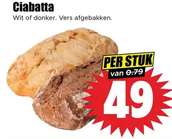 Dirk Ciabatta aanbieding