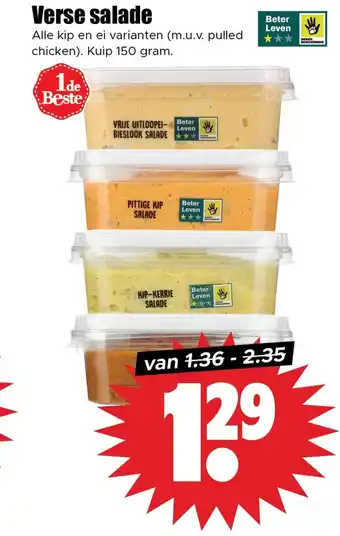 Dirk Verse salade aanbieding