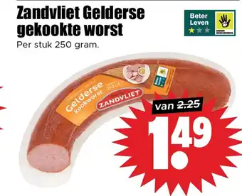 Dirk Zandvliet Gelderse gekookte worst aanbieding