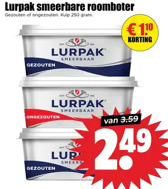Dirk Lurpak smeerbare roomboter aanbieding