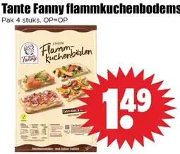 Dirk Tante Fanny flammkuchenbodems aanbieding