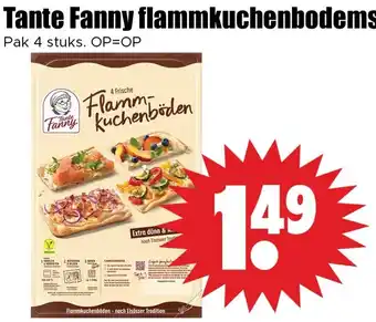 Dirk Tante Fanny flammkuchenbodems aanbieding