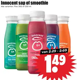 Dirk Innocent sap of smoothie aanbieding