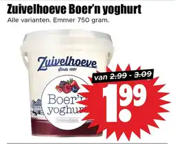 Dirk Zuivelhoeve Boer'n yoghurt aanbieding