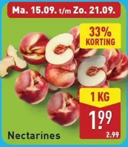 ALDI Nectarines aanbieding