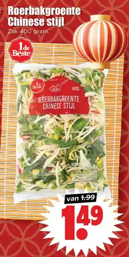 Dirk Roerbakgroente Chinese stijl aanbieding