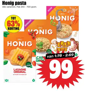 Dirk Honig pasta aanbieding