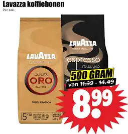 Dirk Lavazza koffiebonen aanbieding