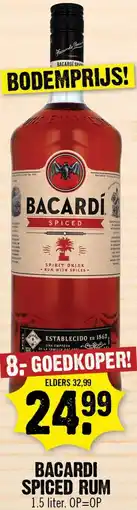 Dirk Bacardí spiced aanbieding