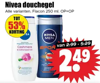 Dirk Nivea douchegel aanbieding