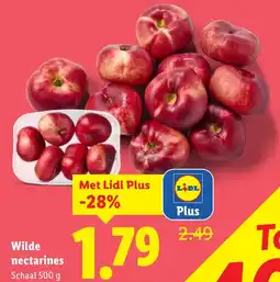 Lidl Wilde nectarines aanbieding