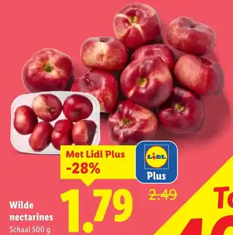 Lidl Wilde nectarines aanbieding
