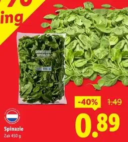Lidl Spinazie aanbieding