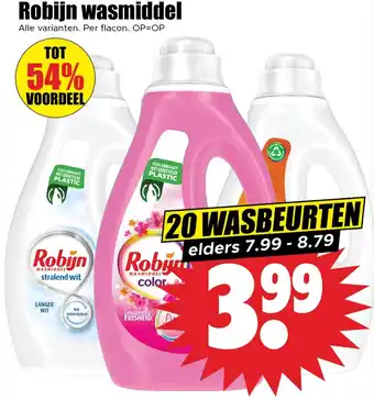 Dirk Robijn wasmiddel aanbieding