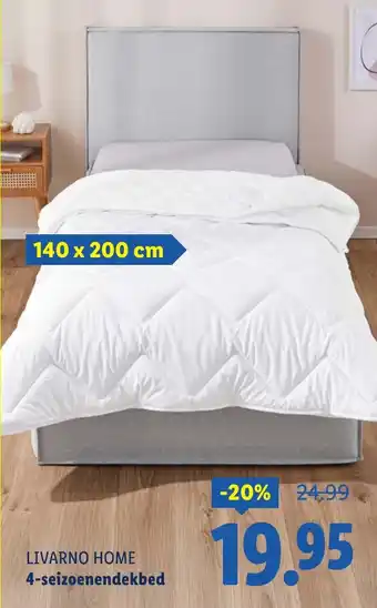 Lidl Livarno home 4-seizoenendekbed aanbieding