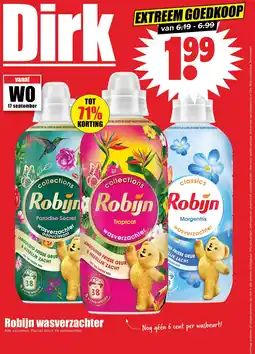 Dirk Robijn wasverzachter aanbieding