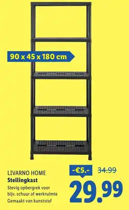 Lidl Livarno home stellingkast aanbieding
