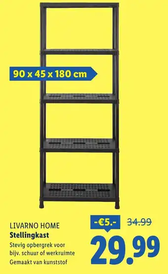 Lidl Livarno home stellingkast aanbieding