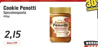 Budget Food Cookie Penotti Speculoospasta aanbieding