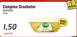 Budget Food Campina Grasboter Gezouten aanbieding