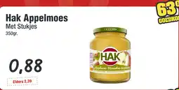 Budget Food Hak Appelmoes Met Stukjes aanbieding