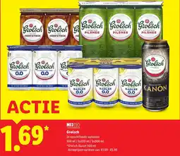 Lidl Grolsch aanbieding