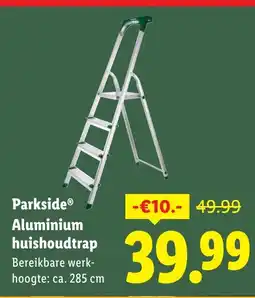 Lidl Parkside Aluminium huishoudtrap aanbieding