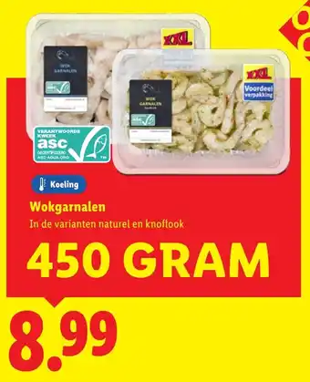 Lidl Wokgarnalen aanbieding