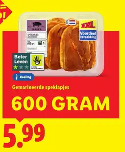 Lidl Gemarineerde speklapjes aanbieding