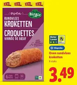 Lidl Oven rundvlees kroketten aanbieding