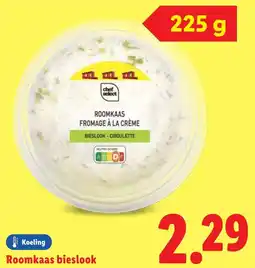 Lidl Roomkaas bieslook aanbieding